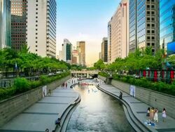 Traveling In Seoul City Stock Footage