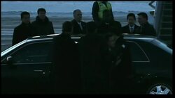 4:3 Chinese president in Chicago; DC sbites, protest, Daley sot News Clip