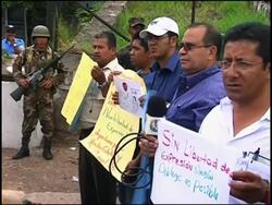 Emergency decree enforced, police clash with Zelaya supporters News Clip