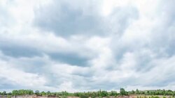 Time lapse of storm clouds move Stock Footage