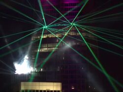 The Shard Tower Laser Show News Clip