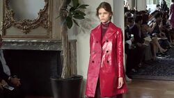 RUNWAY VALENTINO FASHION SHOW | READY TO WEAR SPRING SUMMER 2017 | PARIS FASHION WEEK Stock Footage
