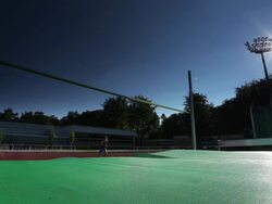 High jump athlete Stock Footage