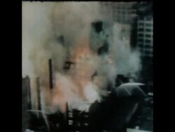 SYND 4 4 76 ABANDONED BUILDING BURNING IN ST. LOUIS News Clip