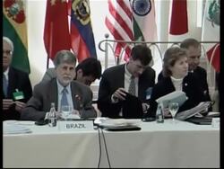 G20 group of developing nations finishes meeting to discuss WTO talks News Clip