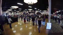 Wide Angle Of Entire Donald Trump Speech Showing Audience And Crowd Interactions And Reactions Pt.35 Stock Footage