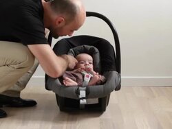 Baby car seat Stock Footage