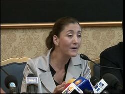 News conference by former hostage Betacourt after meeting pope News Clip