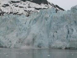 Glacier Calving Stock Footage