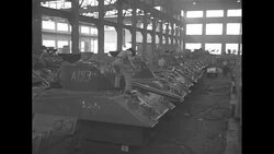 Sherman tanks being assembled at Pullman Standard Car Manufacturing Company in Hammond, IN News Clip