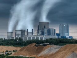 (Loopable) Powerstation Stock Footage