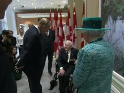 Queen And Prince Philip Meeting Gordon Smith News Clip