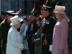 Queen & Prince Philip Host Garden Party at Holyroodhouse News Clip