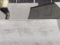 MS TS Shot of man skateboarding / Uruma, Okinawa, Japan Stock Footage