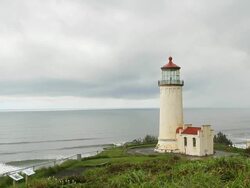 North Head Lighthouse Stock Footage