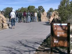 Grand Canyon Mather Point Stock Footage