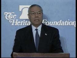 Powell on Middle East policy Instructional Video