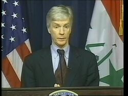 WRAP Talks between US, Iran on security in Iraq; ADDS presser by US amb. News Clip