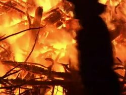 HD: Firefighter At Work Stock Footage