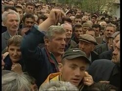 YUGOSLAVIA: PRISTINA: COMMANDER JACKSON SPEAKS TO THE SERBS News Clip