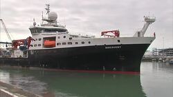The RRS Discovery departs from port to begin ocean microplastics study News Clip