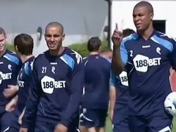 Bolton Wanderers Team Training Stock Footage