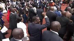 ROTY: Politics - Zimbabwe - Emmerson Mnangagwa sworn in as President News Clip