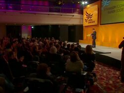 Clegg Calls Tories 'Broken Shopping Trolley' News Clip