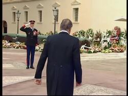 Arrivals, family, religious service starts News Clip