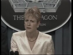 Pentagon briefing by Victoria Clarke and Brig Gen John W Rosa News Clip