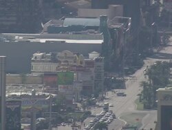 WS AERIAL View of Los Angeless Vegas / Nevada, United States Stock Footage