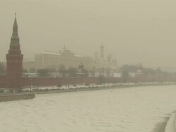 Moscow Winter Stockshots News Clip