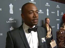 INTERVIEW: Columbus Short on coming out to support Kate Beckinsale at 14th Annual Costume Designers Guild Awards Stock Footage