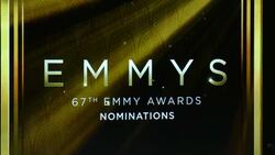 ATMOSPHERE - 67th Primetime Emmy Awards Nominations Stock Footage