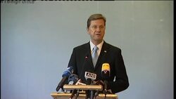 Westerwelle visits, comments on immigration into his country News Clip