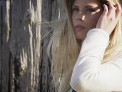 Woman at the ocean Stock Footage