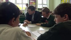 General Election 2015 - Nick Clegg Visits School In Chippenham News Clip