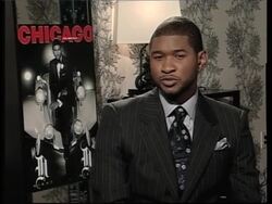 R&amp;B singer, Usher, makes his Broadway debut. News Clip