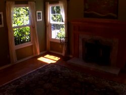 Living room fills with furniture Stock Footage