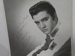 Elvis Presley Signed & Inscribed Original Photograph to Irving Berlin Stock Footage