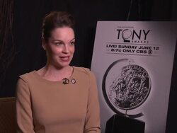 INTERVIEW: Tammy Blanchard says being nominated makes her feel like she's making a comeback after three years away raising her daughterÃ‰ Stock Footage
