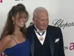 Buzz Aldrin at Elton John Aids Foundation Celebrates 20th Annual Academy Awards Viewing Party on 2/26/12 in Hollywood, CA. (Footage by WireImage Video/Getty Images Entertainment Video) Stock Footage