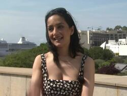 INTERVIEW: Archie Panjabi on where she keeps her Emmy and what it Stock Footage