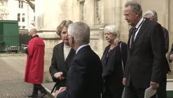 Celebrities and officials attend service celebrating the life and work of Lord Attenborough News Clip