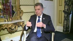 VOICED : Santos: consolidar paz sera mas dificil que negociarla News Clip