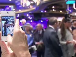 Catherine Duchess of Cambridge naming a cruiseliner News Clip