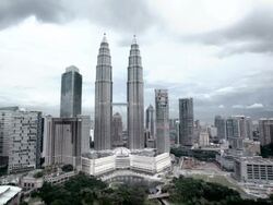 Kuala Lumpur Skyline Stock Footage