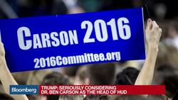 Trump 'Seriously Considering' Carson for HUD Secretary News Clip