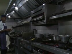 Kitchen Workers Stock Footage