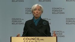 The head of the International Monetary Fund said Thursday that despite lower oil prices and stronger economic growth in the U.S., the global economy continues to face "a very strong headwind." News Clip